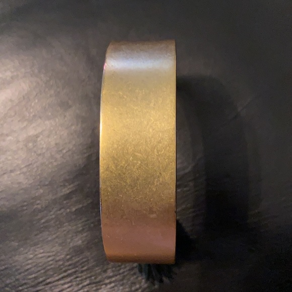 Madewell gold bangle with beads and black tassel - Picture 4 of 4